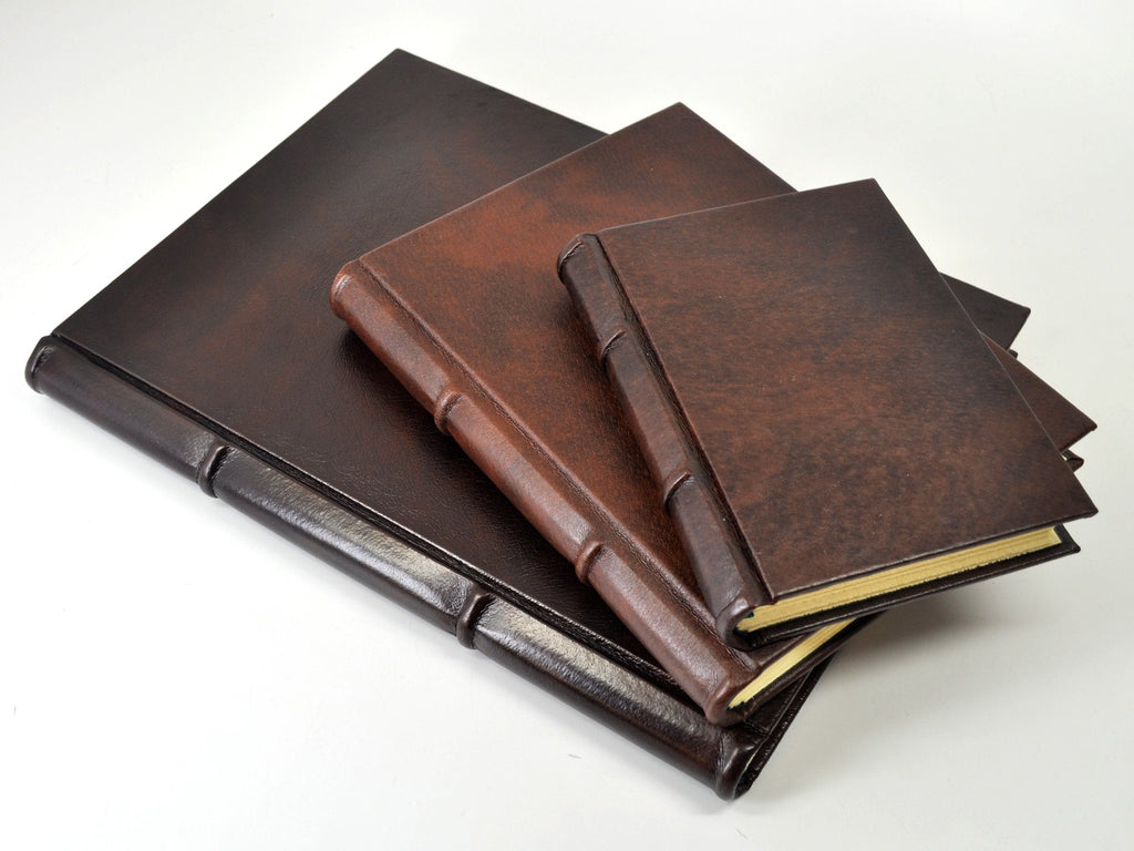 Handmade Italian Distressed Leather Journal - Deckled Pages