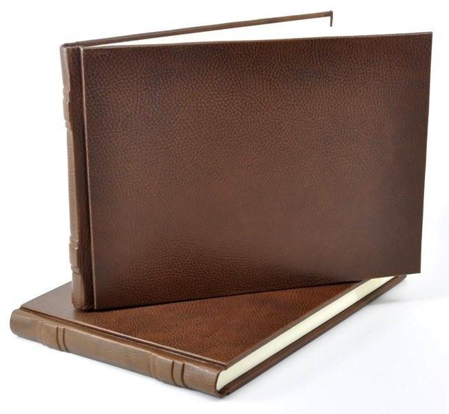 Italian Leather Guest Book