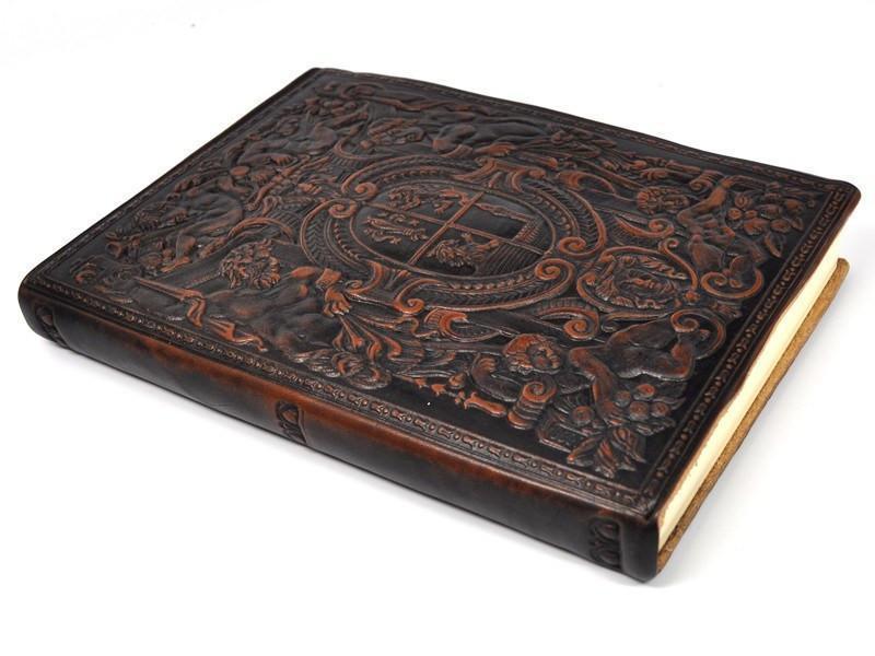 Jumbo Nettuno Leather Journal