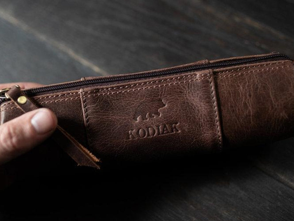 Kodiak Leather Pencil Case