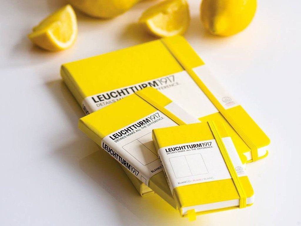 Leuchtturm 1917 Hardcover Notebook - Lemon Yellow