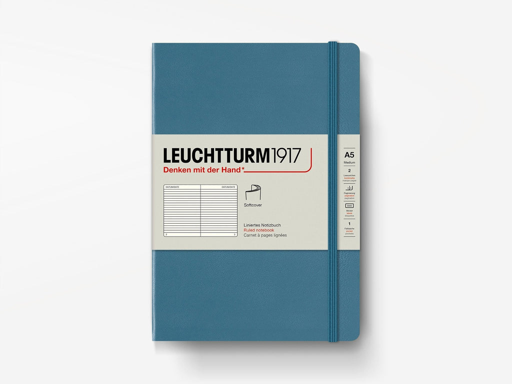 Leuchtturm 1917 Softcover Notebook - Stone Blue