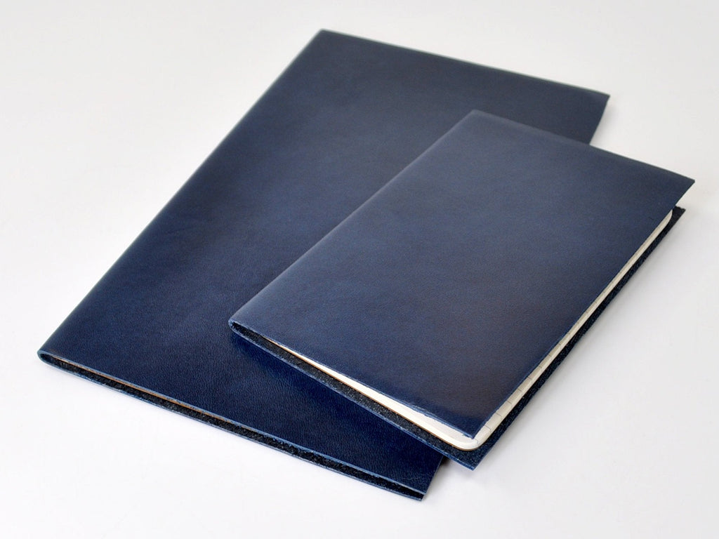 Manhattan Navy Blue Leather Journal