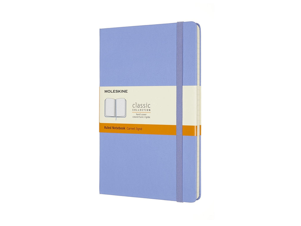 Moleskine Classic Hardcover Notebook - Hydrangea Blue