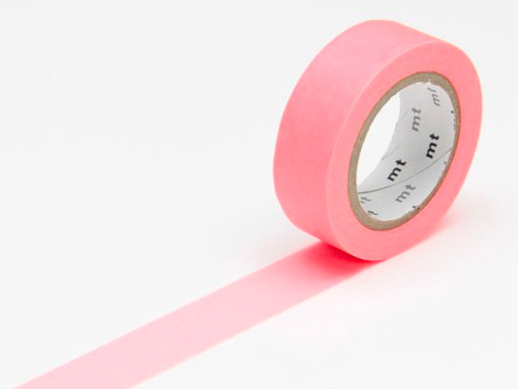 MT Masking Tape - 15 mm Shocking Red