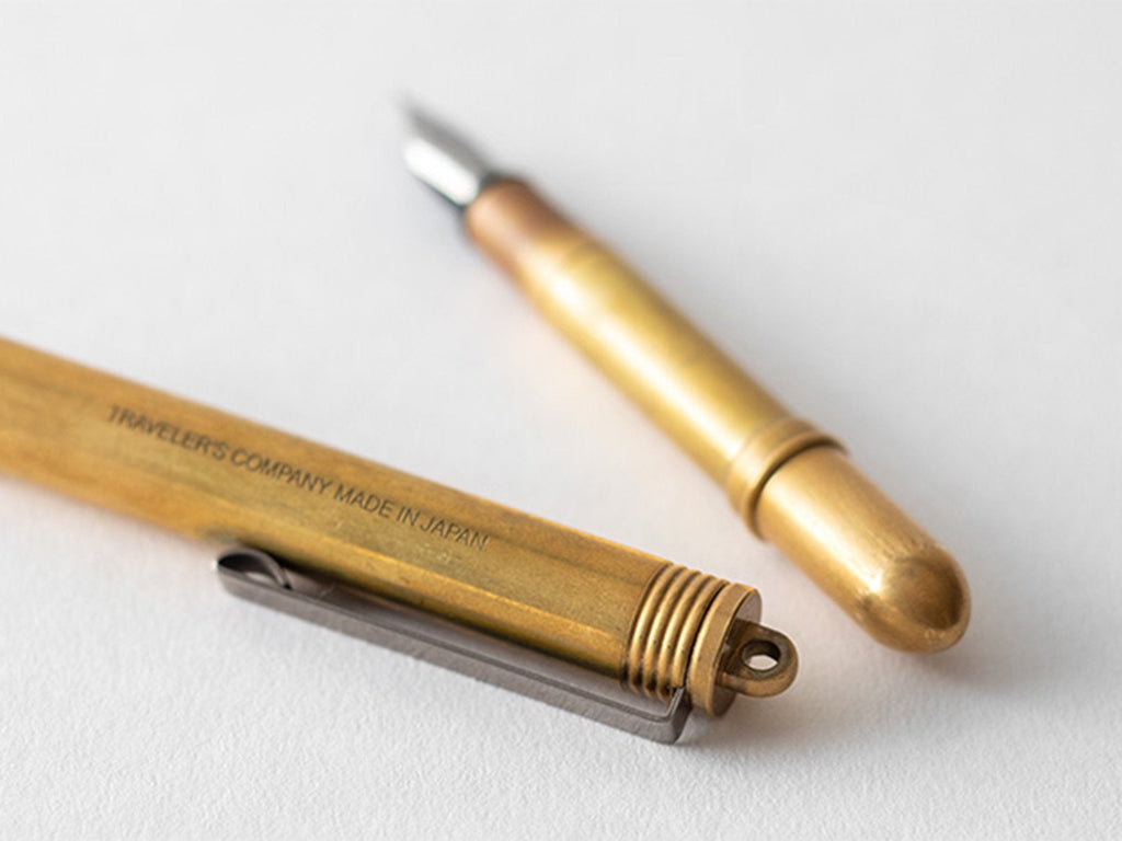 Traveler's Company Brass Fountain Pen