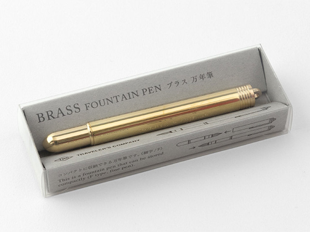 Traveler's Company Brass Fountain Pen