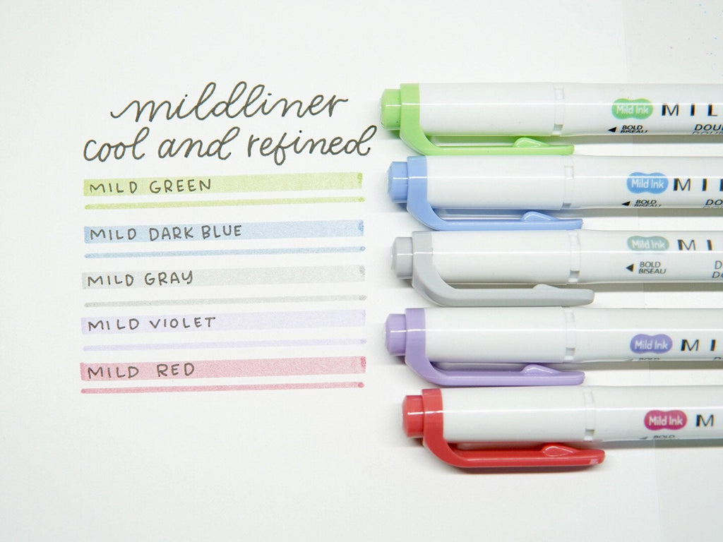 Zebra Mildliner Highlighter Pens